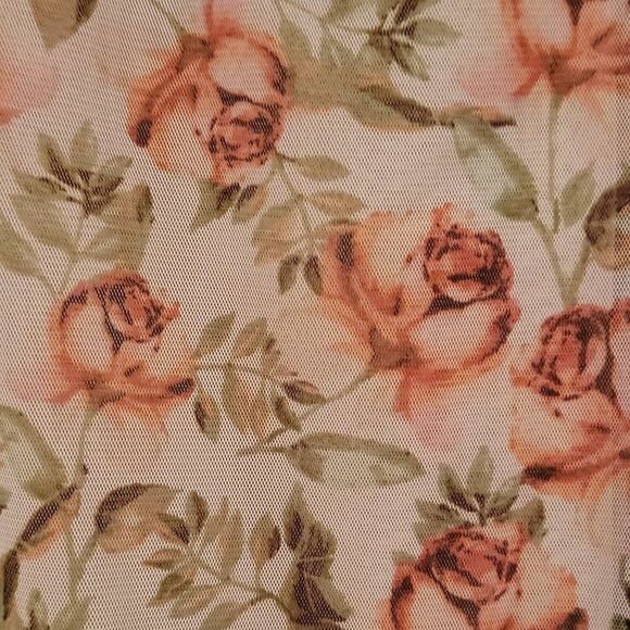 Inc womens rose floral blouse - Picture 4 of 4